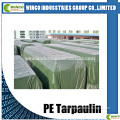 poly elastic fireproof antifreeze durable waterproof fabric pe tarp for agricultural greenhouse cover